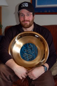 Dave & his Humanitarian Award! Sponsored by Alaska Airlines.