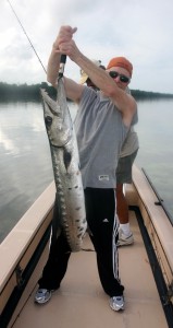 Jeff and his big Barracuda catch!