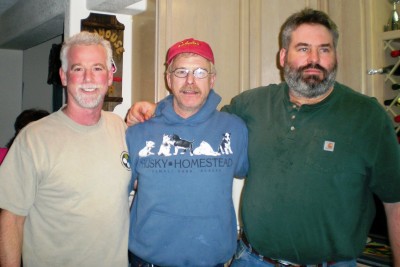 The Sweepstakes Team (part of it anyway...): Chris Provost, Jeff, Bob Himschoot.